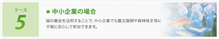 ケース5 中小企業の場合