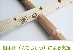 組手什（くでじゅう）による支援