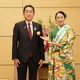 岸田内閣総理大臣に緑の羽根の着用をお願いしました